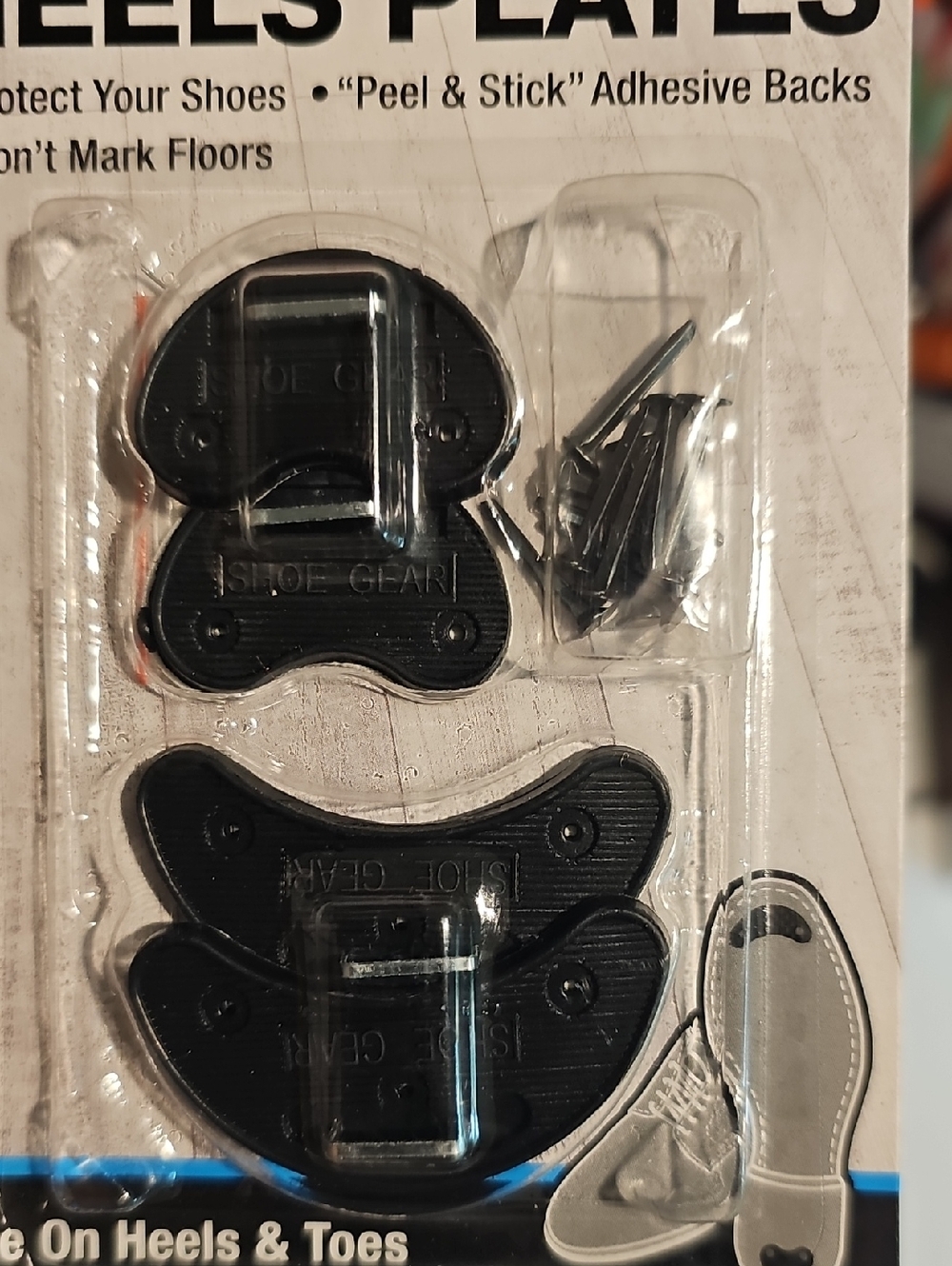 Shoe Gear Heel Plates, 2-Pack New - Picture 3 of 8